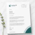 Pearly White Letterhead