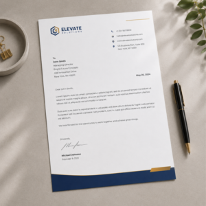 Economical Letterhead