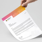 100 Gsm UV Letterhead