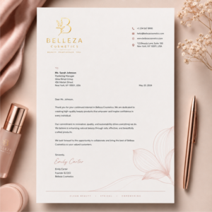 Premium Foil Letterhead