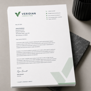 Natural White Letterhead