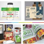 Custom Shape Packaging Labels