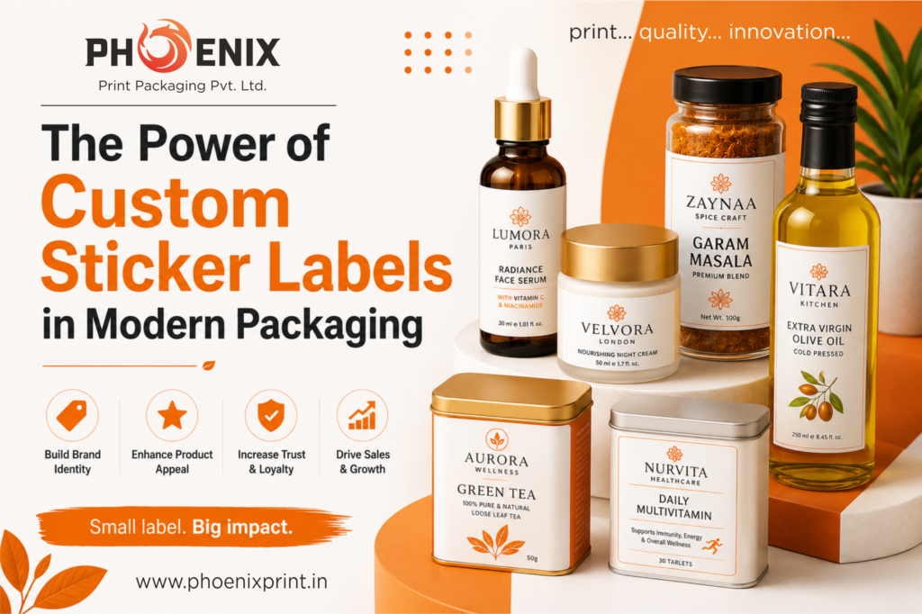 The Power of Custom Sticker Labels in Modern Packaging