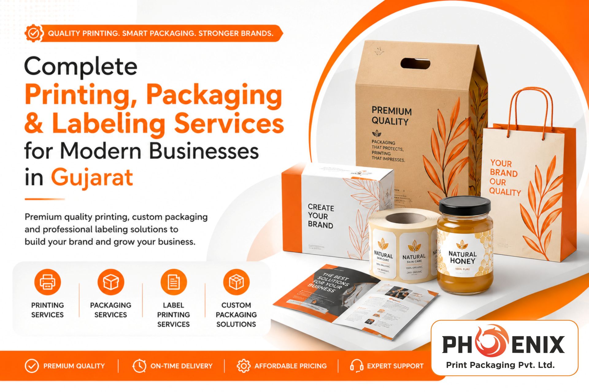 Complete Printing, Packaging & Labeling Services for Modern Businesses in Gujarat