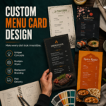 Menu Card Designing Service