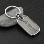 Customized Metal Keychain with Logo Engraving