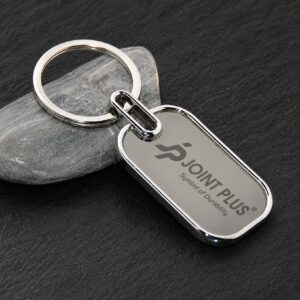 Customized Metal Keychain with Logo Engraving