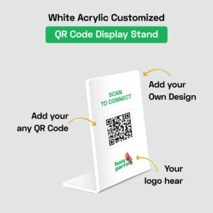 Acrelic Qr Code Stand